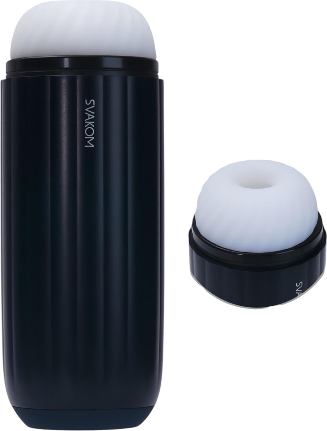 Svakom Sam Neo 2 - App-controlled masturbator for men (black & white)