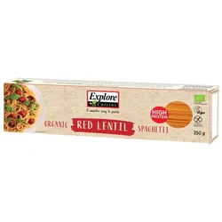 Spaghetti - roten Linsen