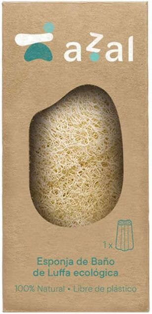 Azal Esponja De Luffa-Esfoliante Corporal 7,5 x 15 cm