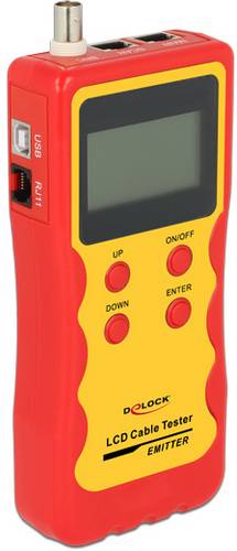 Delock 86108 Netzwerktester Passend für (Netzwerk-Spezifikationen (CAT)): Kabel