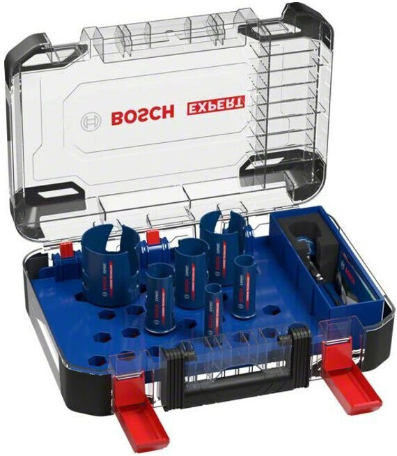 BOSCH Set de scies-cloches Electrician 10 pcs 20-64mm Matériau construction EXPERT (2608900490)