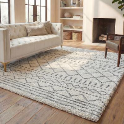 SAFAVIEH Arizona Shag Lotta Moroccan 1.2-inch Thick Rug