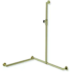 HEWI Duschhandlauf System 900 PG93, links, Messing gebürstet