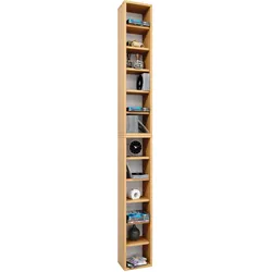 CD-Regal Bigol in Buchefarbe, B: 21 cm