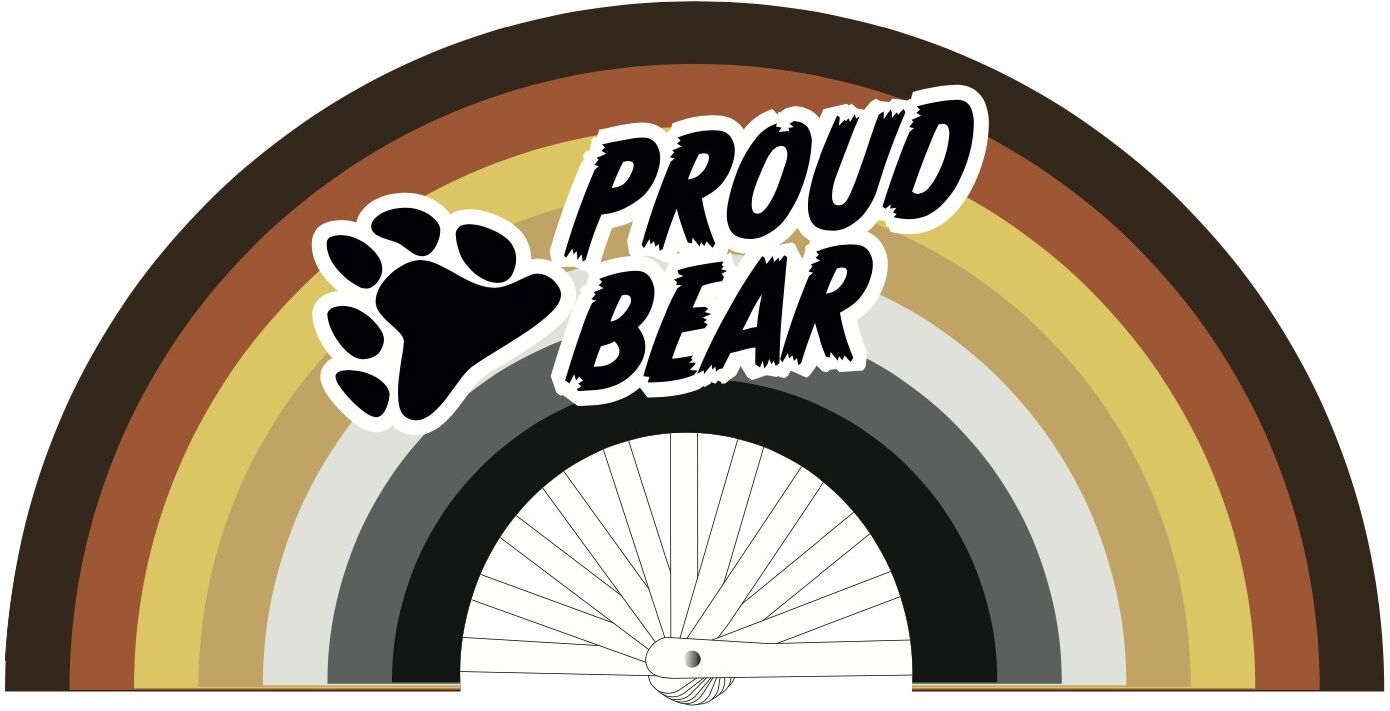 M Proud Éventail Proud Bear 64cm