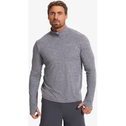 Impulse Half-zip Top Herren Grey Melange, Größe:XL - Herren > Oberteile > Long-sleeve-shirts - Grau