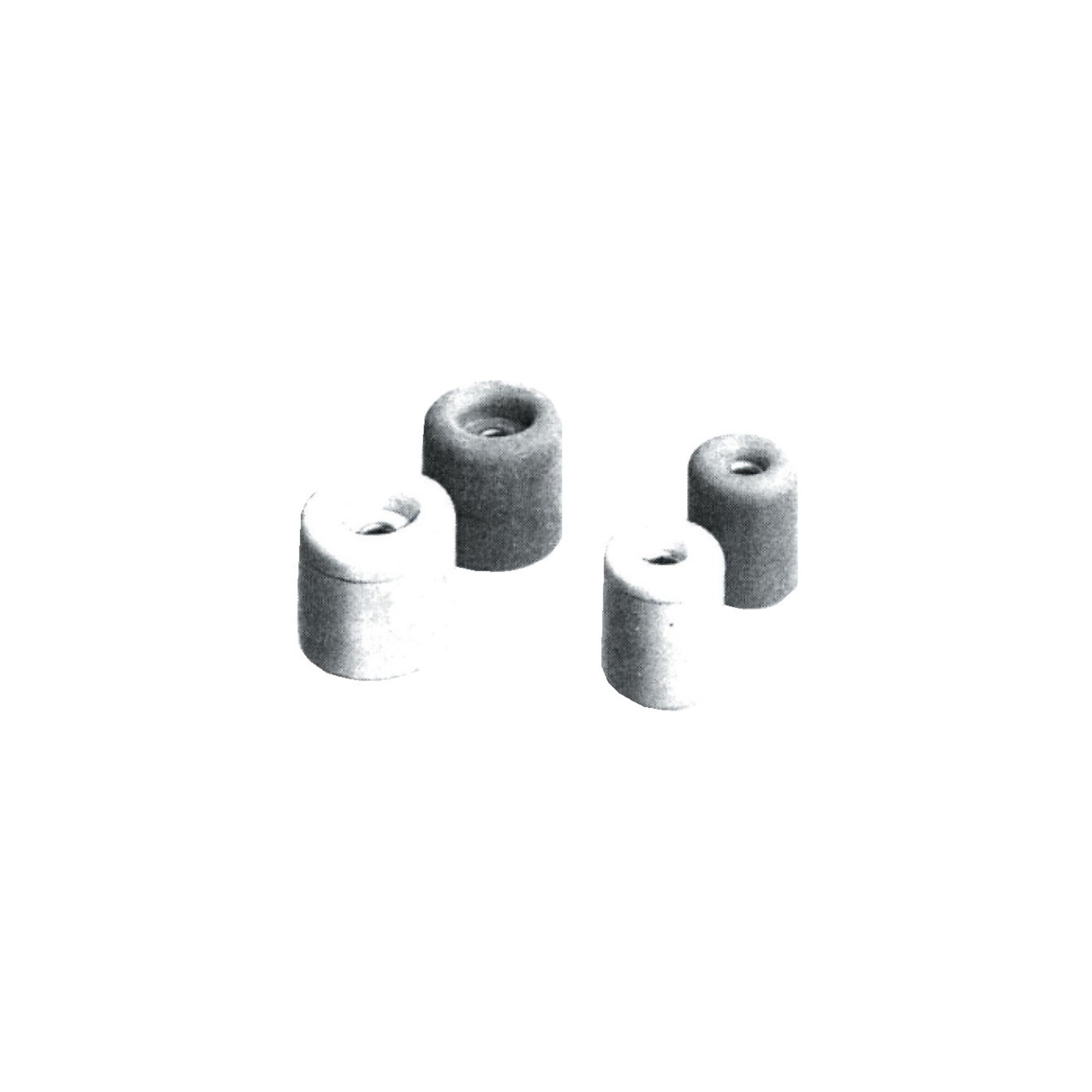 P&K, Türpuffer mit Schraublöcher 21,Ø 40mm weiß ; Prestien & Knüppel (21 WEISS)