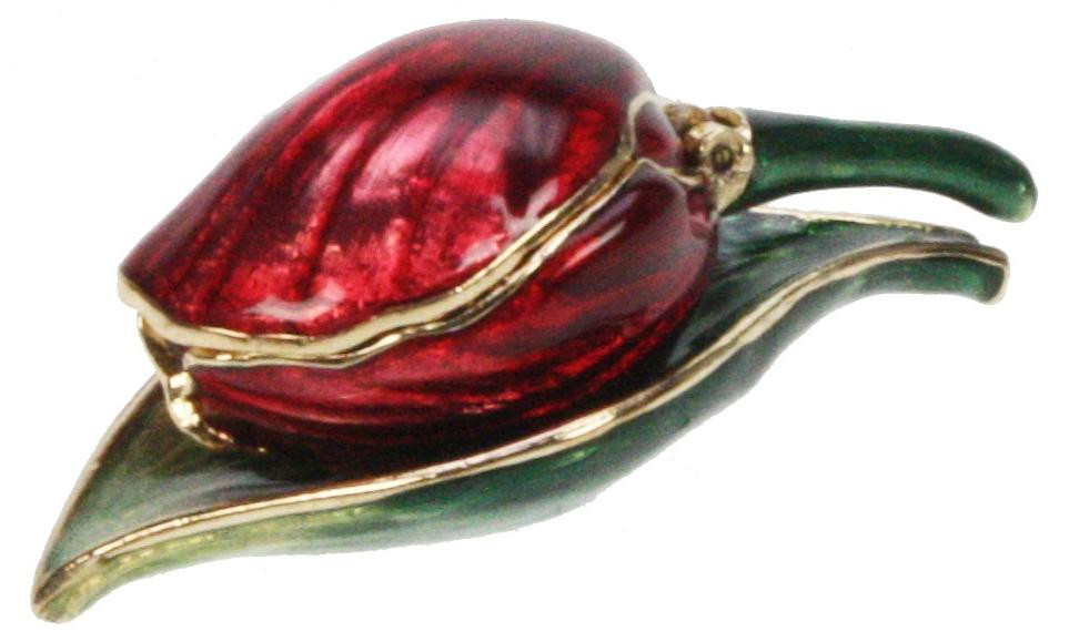 Meander Decoratieve doos Tulp B/D/H: 3,5 x 6,5 x 2,7 cm