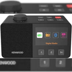 Kenwood CR-M70DAB-B DAB+ Radio, Bluetooth, USB-C, Akku