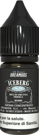 Dreamods Iceberg N. 35 Aroma Concentrato 10ml Frutta Ghiaccio