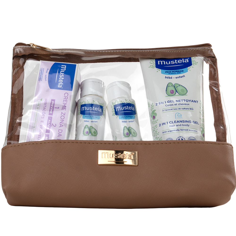 Mustela Travel Bag with the Indispensable Mocca