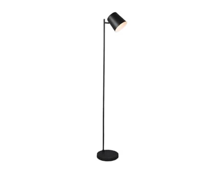 RL LIVE YOUR LIGHT Reality Leuchten Blake R42111132 Lampadaire LED en métal noir mat avec LED 4\,5 W Fonctionnement à piles Port USB avec fonction de charge