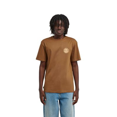 T-Shirt ELEMENT "Seal Bp", Herren, Gr. L, braun (sepia), Obermaterial: 100% Baumwolle., Shirts T-Shirt