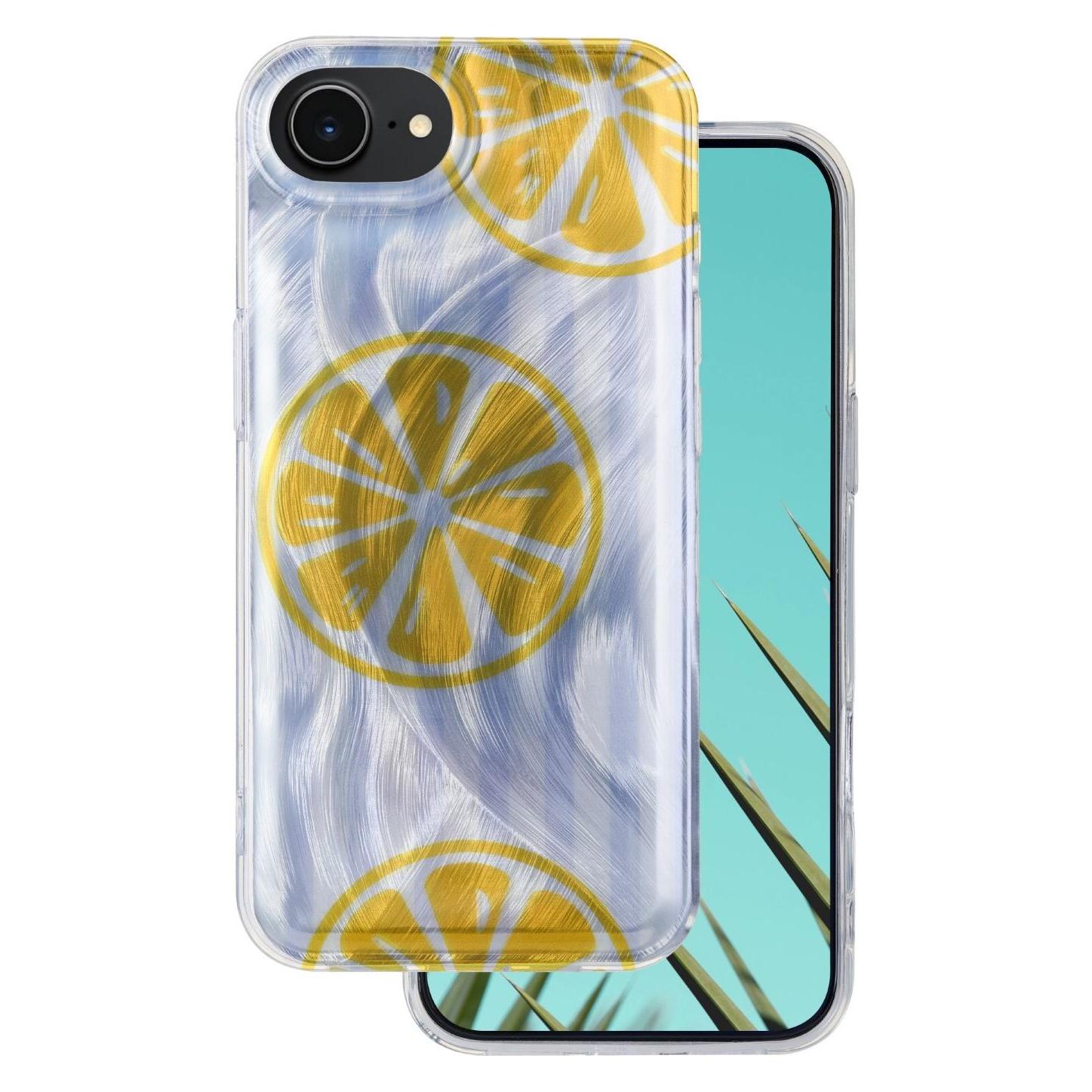 OEM Ultra Trendy Summer case for iPhone 16e / 17e lemon (Apple iPhone 16e, Apple iPhone 17e) (GSM277341)