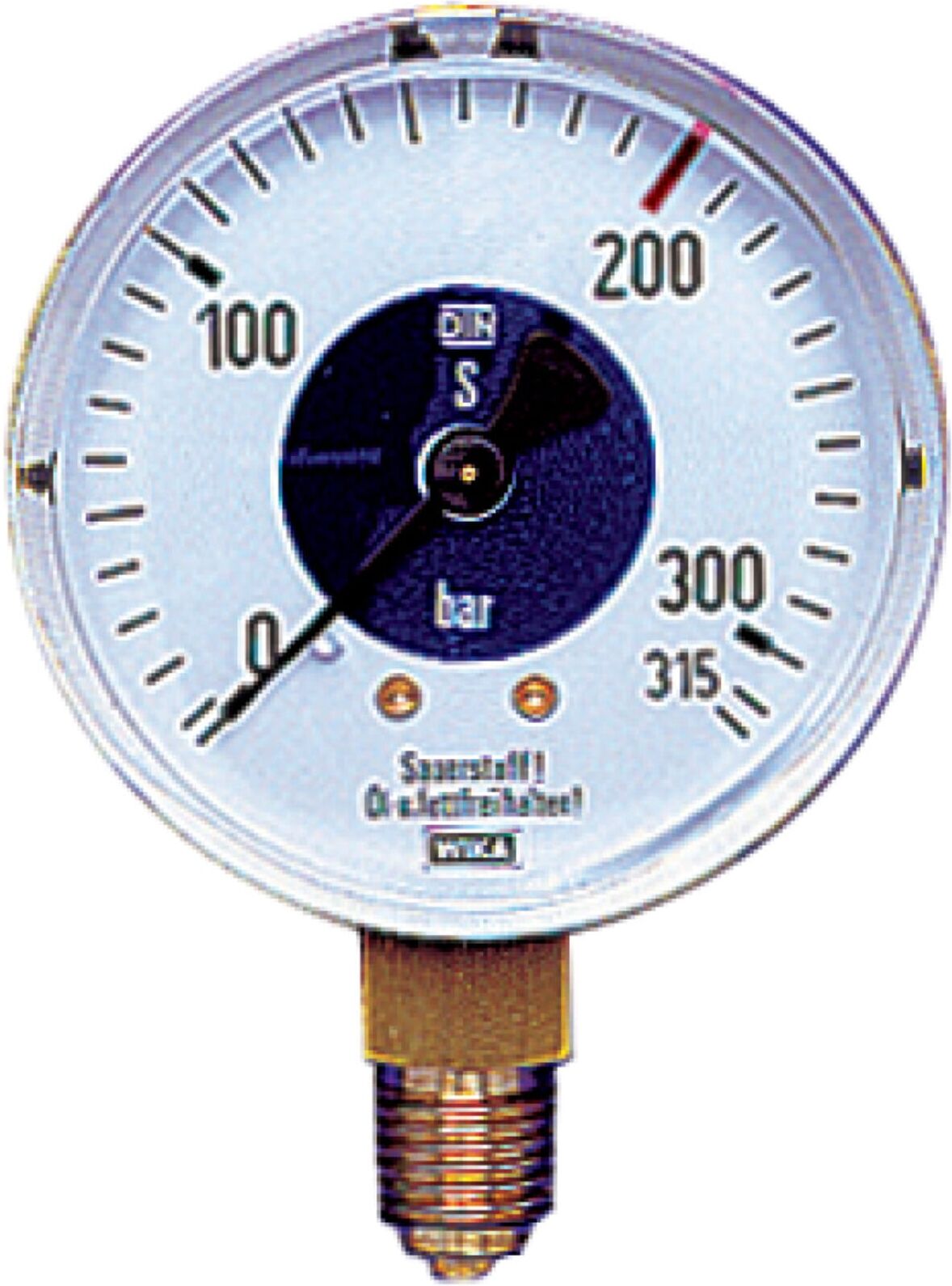 schweisskraft Manometer 315 bar Sauerstoff (1700031)