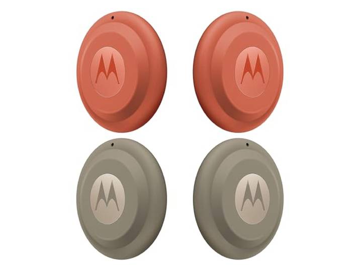 Motorola Moto Tag 2 (4er-Pack), Android-Tracker, Bluetooth Channel Sounding + UWB, Schutzart IP68, Lange Akkulaufzeit, Pantone Arabesque & Laurel Oak