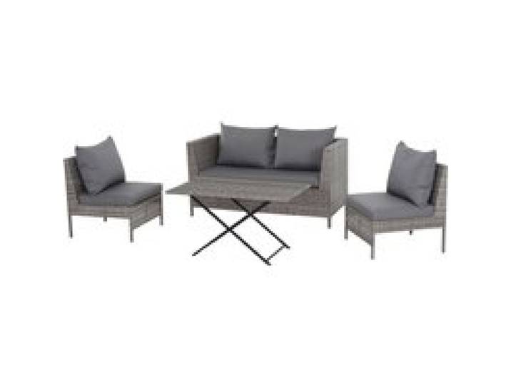 GARDAMO Ensemble de jardin Vigo Lounge, 4 pièces, gris