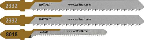 Wolfcraft 2332000 1 Projektset Stichsägeblätter Parkett 1 Set