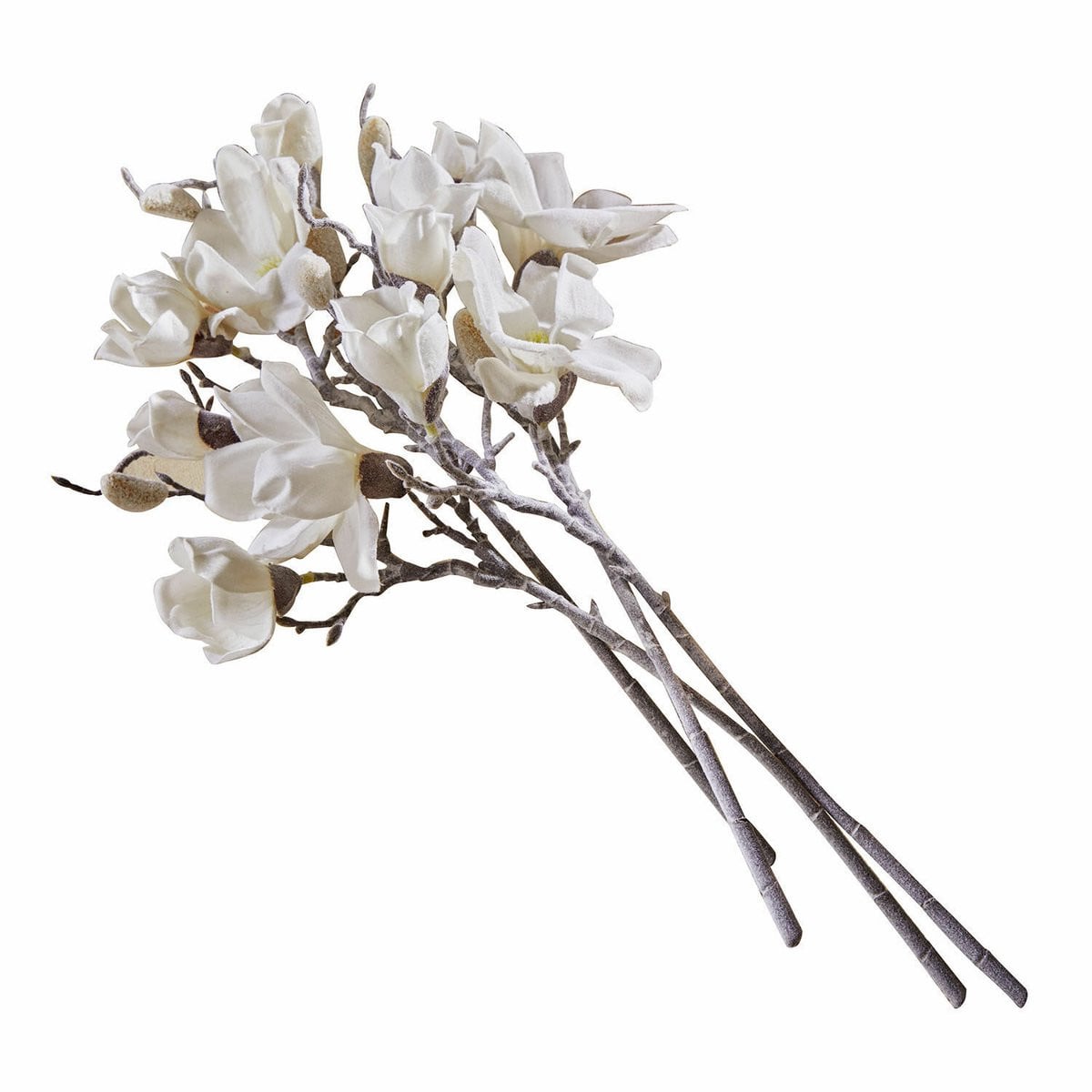 LOBERON Santavella Sierbloemen set van 4 wit