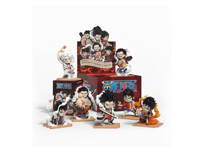 One Piece Anime Sammelfigur Mighty Jaxx One Piece Figur Serie 1 - 2 - 4 - 5 - 6 - 7 Set, Eine Packung - enthält eine zufällige Figur
