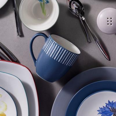 Noritake Colorwave Stripe Set of 4 Mugs, 13 oz.