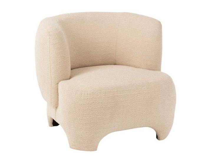 Fauteuil Design Tricoté  Erwin  80cm Blanc