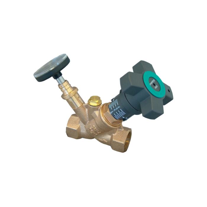 Oventrop Aquastrom Strangregulierventil 4208104 DN 15, Rp 1/2, beiderseits IG, mit Isolierung