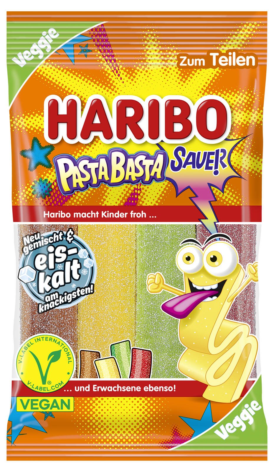 HARIBO PASTA BASTA SAUER Fruchtgummi 160,0 g 10054467