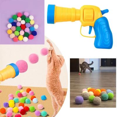 Uplift Essentials Aero Pounce Silent Pom Pom Launcher Set 20 Balls 1 Launcher
