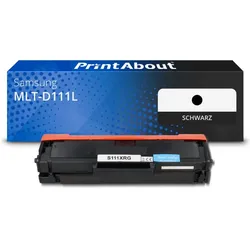 Toner kompatibel mit Samsung MLT-D111L (SU799A) - Schwarz - Hohe Kapazität
