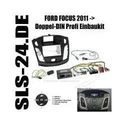 ACV 381114-23-1-8 Doppel-DIN Radioblende EinbauKit Ford Focus 2011-> für CLAR...