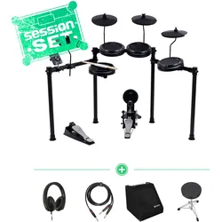 Bounce Beat Master E-Drum Ultimate Set inkl. Kopfhörer, Y-Kabel, Drum Monitor & ... - E-Drum Set