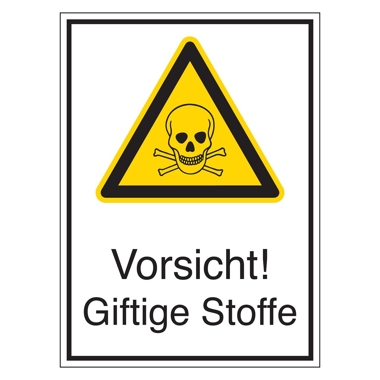 Brady STD-739-262X371-B-7527, Warnschilder - Vorsicht! Giftige Stoffe (801293)