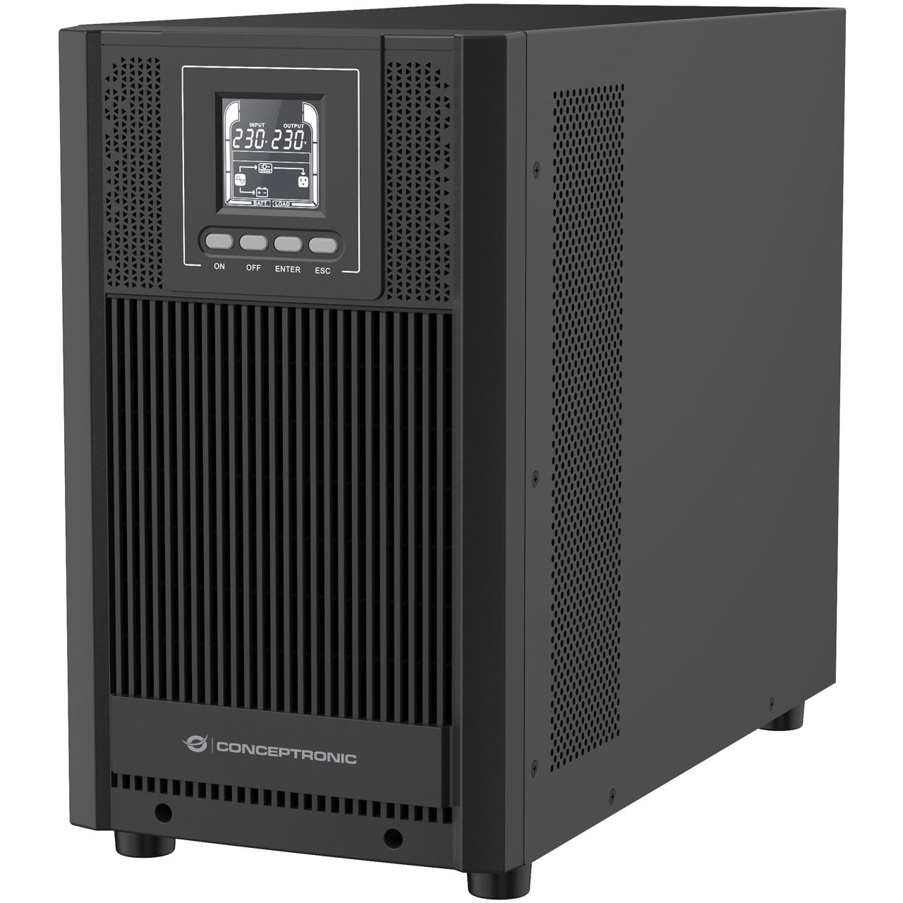 Conceptronic ZEUS USV 3000VA 2700W Online UPS CEE 7/3 EPO Port