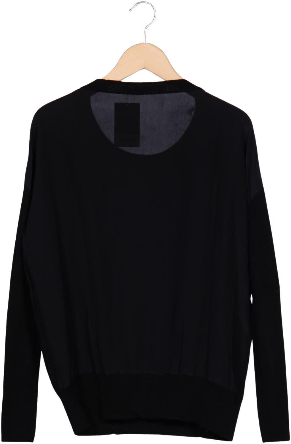 All Saints Damen Pullover, Schwarz, Gr. S, Wolle / Kaschmir / Seide - Second Hand