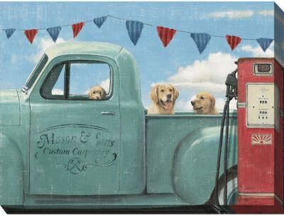Go for a Ride Wall Art by West Of The Wind in Multi