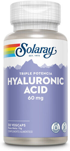 Solaray Hyaluronic Acid 60 mg 30 Capsules