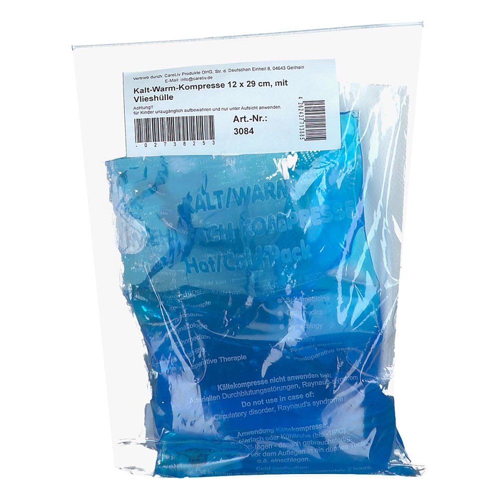 Careliv Produkte OHG Kalt-warm Kompresse 12x29cm mit Vlieshülle 02738253