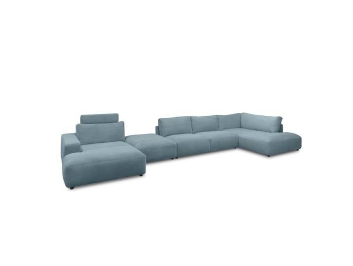 Musterring Lucia Wohnlandschaft Cord mit Zwischenhocker - Cord p
