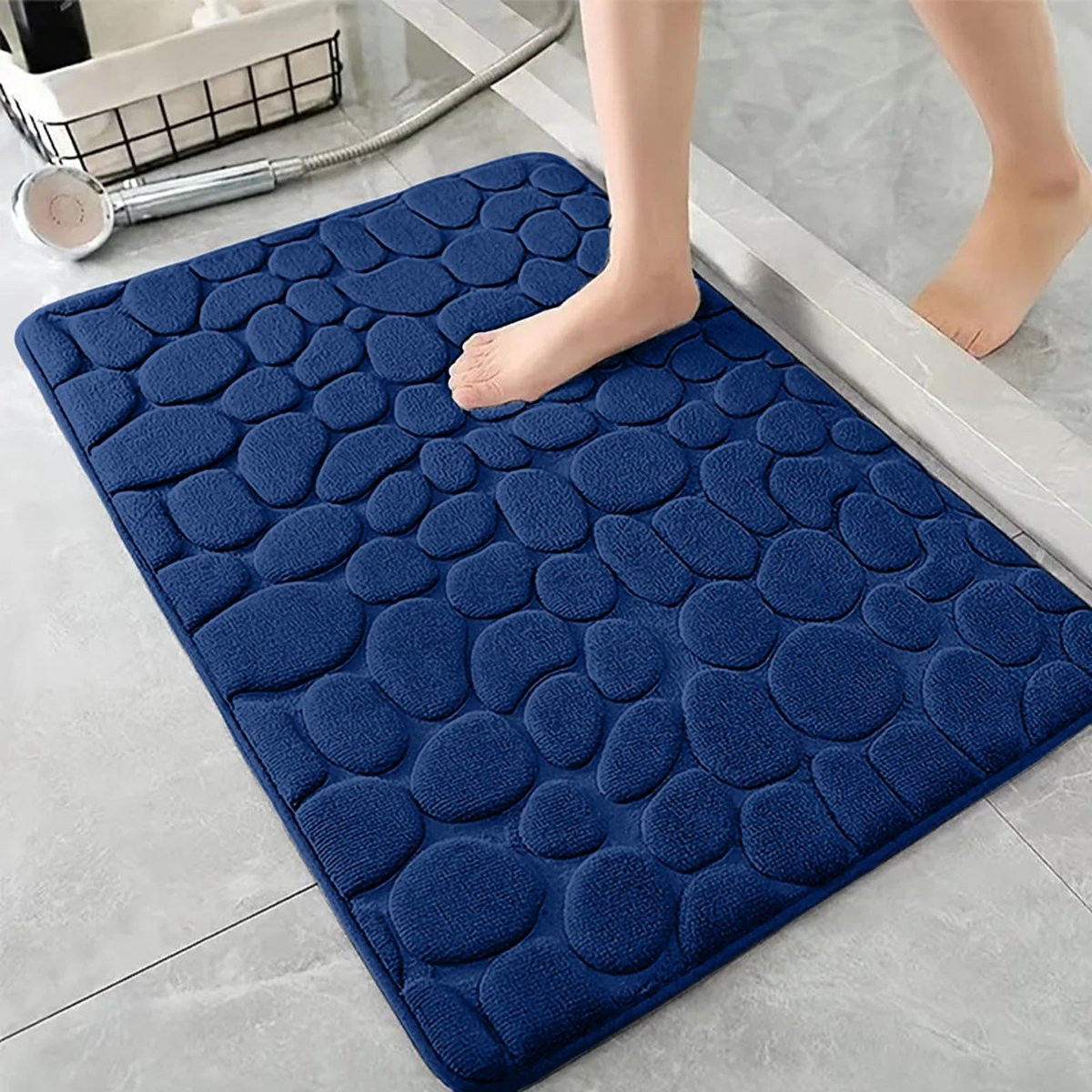 Absorberende en wasbare antislip badkamermat voor badkamer en woonkamer