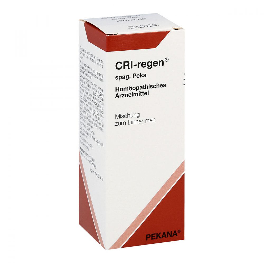 PEKANA Naturheilmittel GmbH Cri Regen spag. Tropfen 03821772