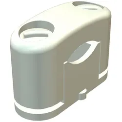 BETTERMANN Abstandsschelle 1-fach Ø34mm Kunststoff SOM 3082 LGR geschl hfr