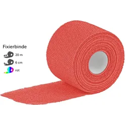 Peha Haft Color Fixierbinde 6cmx20m rot