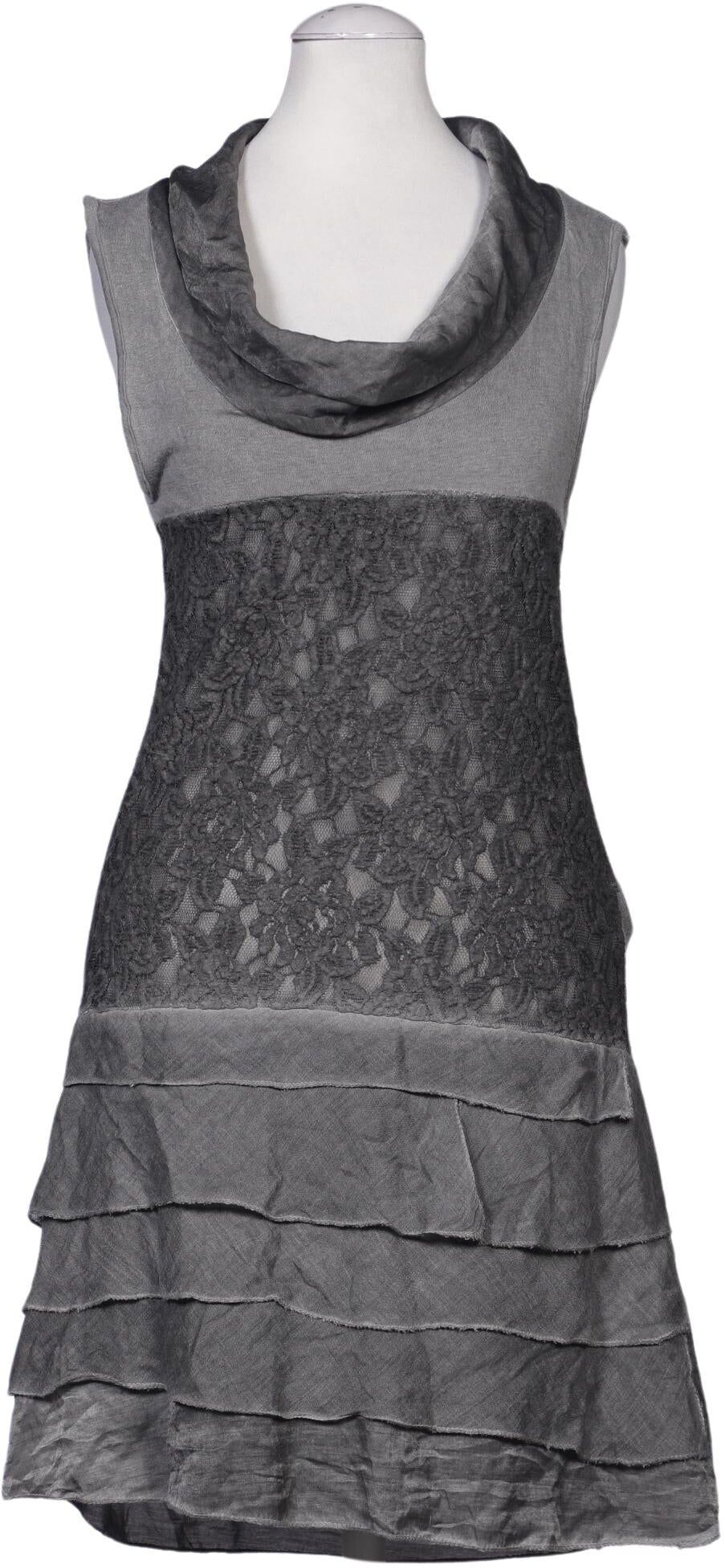 LA FÉE Maraboutée Damen Kleid, Grau, Gr. XS, Viskose / Synthetik / Wolle / Angorawolle / Elasthan - Second Hand