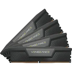 Corsair DDR5, 5600MT/s 96GB 4x24GB DIMM, Unbuffered, 40-40-40-77, XMP 3.0, VENGEANCE DDR5 Black Heatspreader (4 x 24GB, 5600 MHz, DDR5-RAM, DIMM), RAM, Schwarz