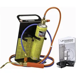 Rothenberger, Lötgerät, Industrial Autogenschweiss- und Hartlötgerät Roxy Kit Eco SET inkl. MAXIGAS 400ml und Zu (Lötlampe)