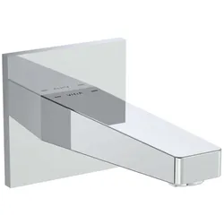VitrA Flow Square Wanneneinlauf Ausladung Auslauf 16 cm Aufputzmontage Chrom,A43116EXP A43116EXP