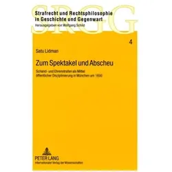Zum Spektakel und Abscheu, Fachbücher von Satu Lidman