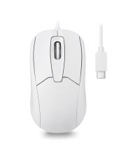 Perixx kabelgebundene USB-C Maus Scrollrad weiß Typ C (PERIMICE-209 C W)