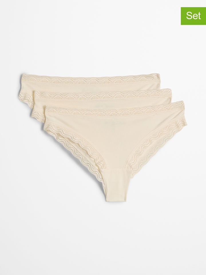 Marc O´Polo Bodywear 3er-Set: Slips in Sand - M